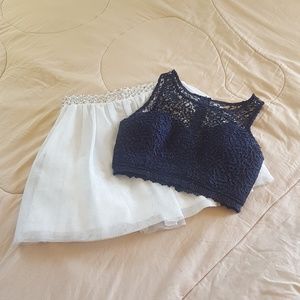 Two Piece Semi Formal Dress